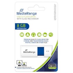 Chiavetta USB 2.0 - 8 Gb Media Range blu  MR971