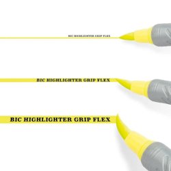 Evidenziatori BIC Highlighter Flex 1-4,3 mm assortiti busta in plastica da 4 - 950470