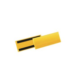 Tasche per identificazione a fissaggio magnetico DURABLE 223x81,5 mm giallo Conf. 50 pz - 1757-04