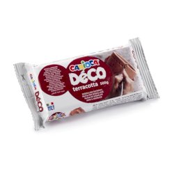 Panetto pasta da modellare Carioca Déco 500 g terracotta 30996/21