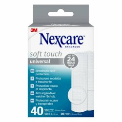 Cerotti Nexcare™ Universal Soft Touch Plaster - 3 misure assortiti - conf. 40 cerotti - 7100224107