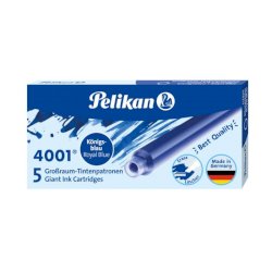Cartucce ad inchiostro lunghe Pelikan GTP5 - conf. 5 pz - blu royale 310748
