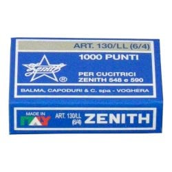 Scatola 1000 punti metallici ZENITH 130/LL 6/4 - 0301306401