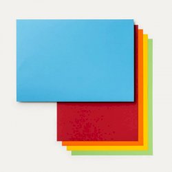 Cartoncini colorati Favini Prisma monoruvidi 220 g/m² 25x35 cm conf. 100 5 colori forti assortiti -