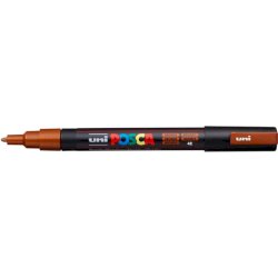 Marcatore a tempera Posca Uni-Ball punta tonda 0,9-1,3 mm bronzo M PC3M BR