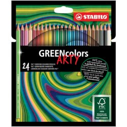 Matite colorate Stabilo GREENcolors Arty astuccio in cartone 12 colori 12 colori assortiti - 6019/24-1-20