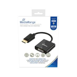 Convertitore da DisplayPort™ a DVI presa DVI-I (24+5 pin)/spina DP- 15 cm Media Range nero - MRCS174