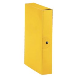 Cartella portaprogetti Esselte C86 DELSO ORDER dorso 6 cm presspan lucido giallo 25x35 cm - 390386090