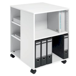 Mobiletto multifunzione Durable 74/59 aperto bianco 528x748x592 mm - 3113-02