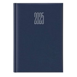 Agenda 2025 Castelli giornaliera gommato s/d abbinati 14,3x20,5 cm blu 25-064000401C