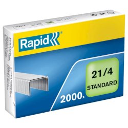 Punti metallici Rapid Standard 21/4  conf. da 2000 - 24867500