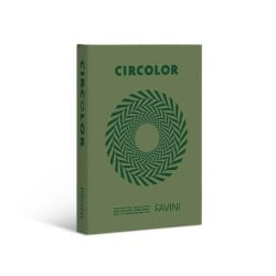 Carta colorata Favini Circolor 100% riciclata 80 g/m² A4 - risma da 500 fogli verde rosmarino - A71D524