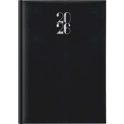 Agenda 2026 giornaliera gommato s/d sep. 21x29,7 cm nero 26-065100406C