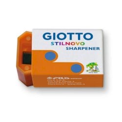 Temperamatite Giotto Stilnovo Sharpener 1 foro - colori assortiti fluo - conf. 60 pezzi - 240000