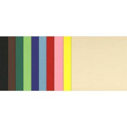 Cartoncini colorati Maxipack COLORLINE 70x100 cm 100 fogli 220 g/m² Canson 10 colori assortiti - C31074S058