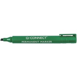 Marcatore permanente Q-Connect punta a scalpello 1,2-5 mm verde KF01774