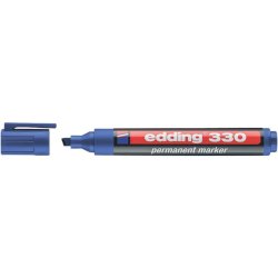 Marcatore permanente edding 330 punta scalpello 1-5 mm blu E-330 003