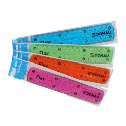 Righello flessibile Donau Flex 15 cm - colori assortiti - 322140099