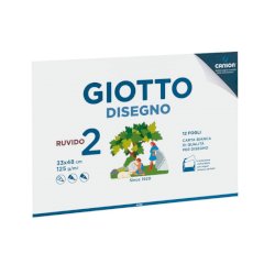 Album da disegno Giotto 2 33x48 cm - 12 ff 125 g - conf.10 pz - ruvido F583200