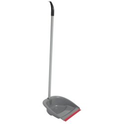 Paletta alzaimmondizia in PPL Pippo per esterni con manico ribaltabile - 25x27xH.81 cm - colore grigio -NP1403