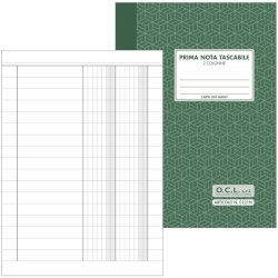 Blocco tascabile prima nota a 2 colonne O.C.L. 10,5x15 cm 20 fogli 0121N