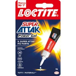 Colla Loctite Super Attak Power Flex gel 3 g trasparente in tubetto 2631640