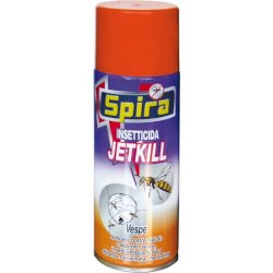 Insetticida schiumogeno spay a lunga gittata per vespe e calabroni Jetkill Spira 400 ml - 54474