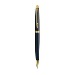 Penna a sfera Waterman Hemisphere GT inchiostro blu Waterman nero con finiture placcate in oro - S0920770