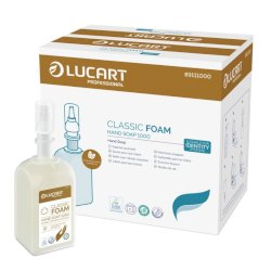 Ricarica sapone in schiuma Lucart Professional Classic Foam 6x1L per dispenser Identity Soap - 89111000