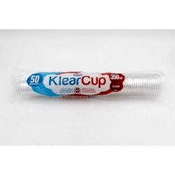 Bicchieri trasparenti in PET KlearCup 350 cc conf. 50 pezzi - 61829