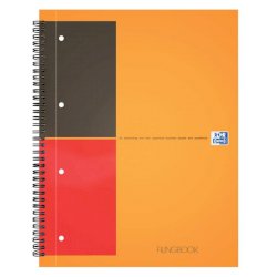Quaderno spiralato OXFORD International Meetingbook A4 grigio quadretti 5 mm 100100362