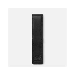 Astuccio Montblanc in pelle di vitello penna Meisterstück 1 - 3x16 cm - nero - MB14309