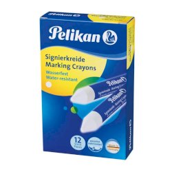 Pastello industriale Pelikan 762 bianco  conf. da 12 - 701052