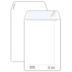 Buste a sacco bianche autoad. removibili Pigna Envelopes Competitor strip 80 g/m² 160x230 mm  conf. 500 - 0029463