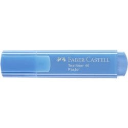 Evidenziatore Faber-Castell Textliner 1546 - conf. 10 pz - colore pastel oltremare - 154668