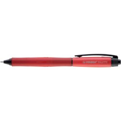 Penna roller a scatto Stabilo Palette tratto F 0,4 mm rosso 268/40-01