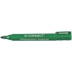 Marcatore permanente Q-Connect punta tonda 2-3 mm verde KF01773