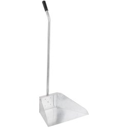 Paletta alzaimmondizia in acciaio zincato Pippo per esterni con manico smontato - 34x24H.78 cm - ES1800
