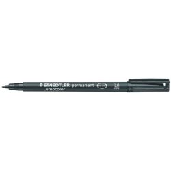 Penna a punta sintetica Staedtler Lumocolor permanent pen 317 M nero 317-9