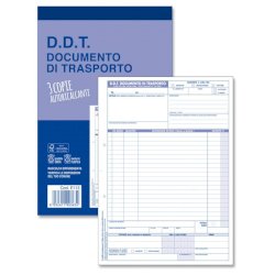 Blocco O.C.L. DDT mittente - destinatario - vettore 33x3 copie - 21x30 cm - 0113N