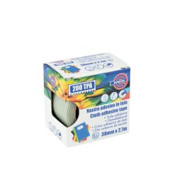 Nastro adesivo telato Eurocel formato 38 mm x 2,7 m - colore grigio 016514314