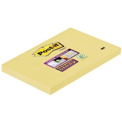 Foglietti riposizionabili Post-it® Super Sticky Notes 76x127 mm Giallo Canary™ blocchetto 90 ff - 655-12SSCY-EU