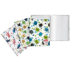 Portalistini Plastibor Icon Sea 22x30 cm 20 buste - copertina in PP stampato - fantasie assortite - P5020290