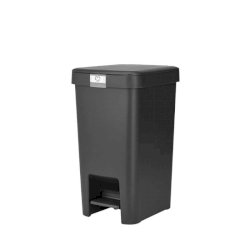 Pattumiera a pedale Brabantia StepUp per raccolta differenziata - capacità 16 L - dark grey - 800306