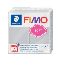 Pasta modellabile Staedtler FIMO® soft 57 g grigio delfino - 8020-80
