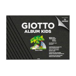 Album da disegno Giotto Kids A4 10 ff. da 220 g monoruvidi nero F580600