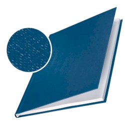 Copertina rigida 36-70 fogli Leitz impressBIND in cartone con dorso da 7 mm A4 blu  conf. da 10 - 73910035