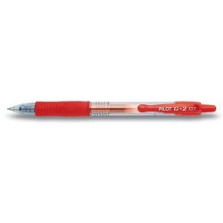 Penna gel a scatto Pilot G-2 0,7 mm rosso 001522