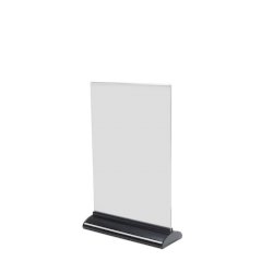 Porta-avvisi deflecto® A4 verticale in polimetilmetacrilato trasparente 58440