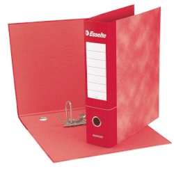 Registratore commerciale Esselte Essentials 23x30 cm dorso 8 cm Esselte rosso - 390773160